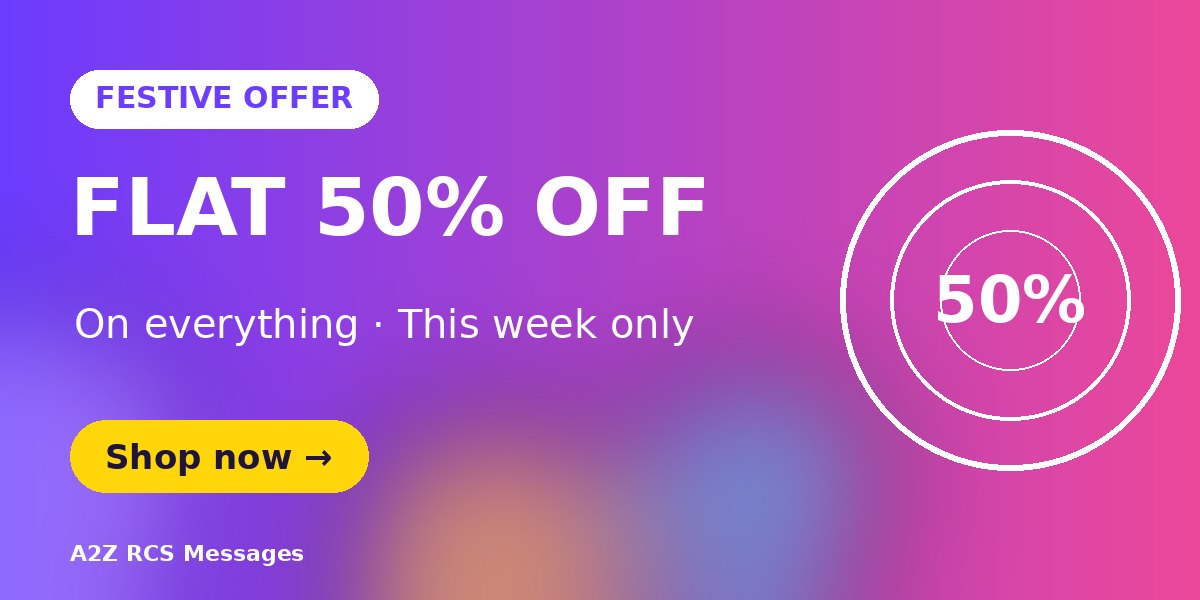 Festive sale poster